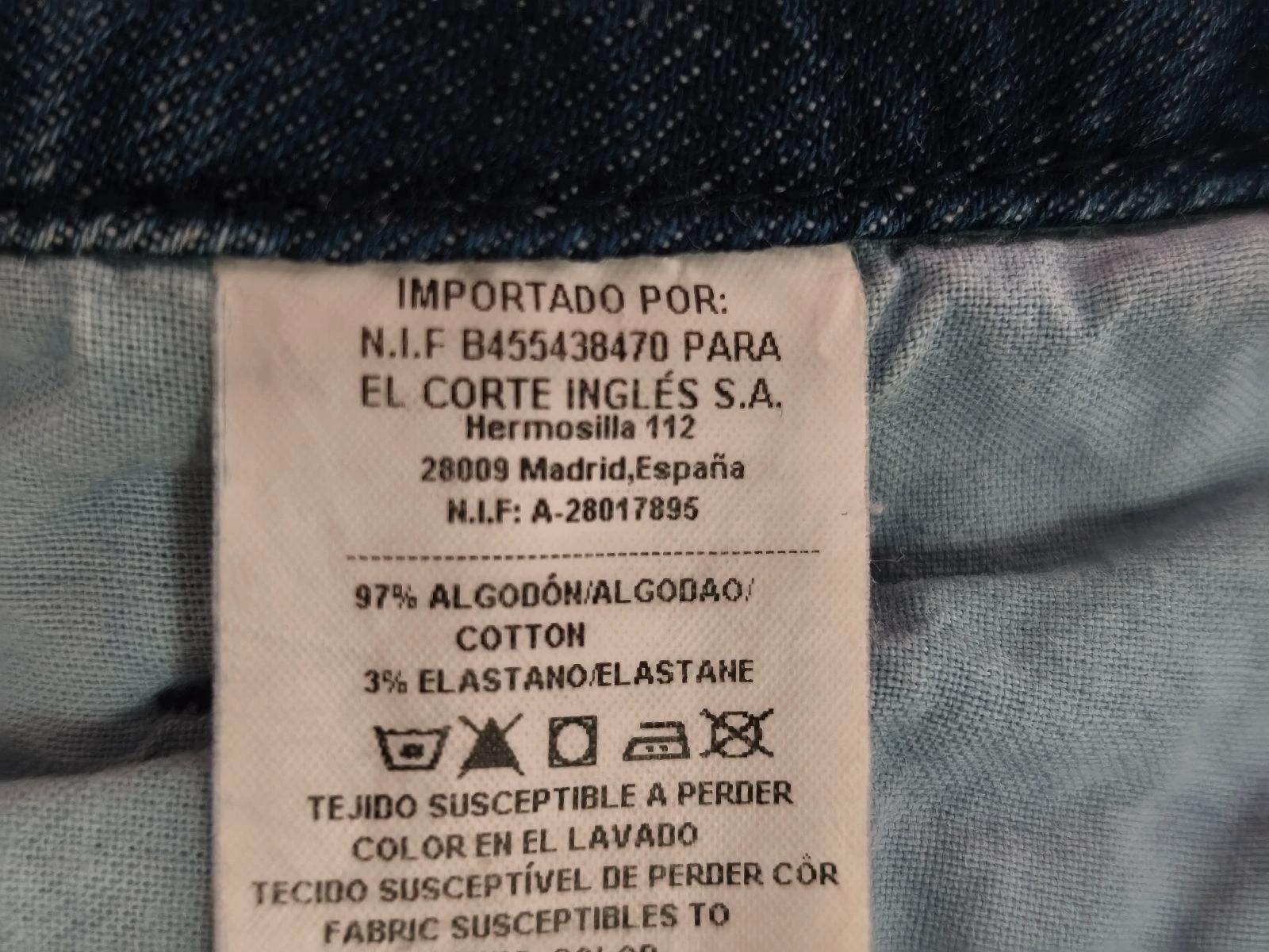 Minissaia Jeans Algodão Botões Tamanho 44 Southern Cotton – photo 9